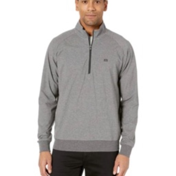 Travis Mathew Other - Travis Mathew Smoky Blue 1/4 Zip Pull Over Sweatshirt Jacket Men's Medium